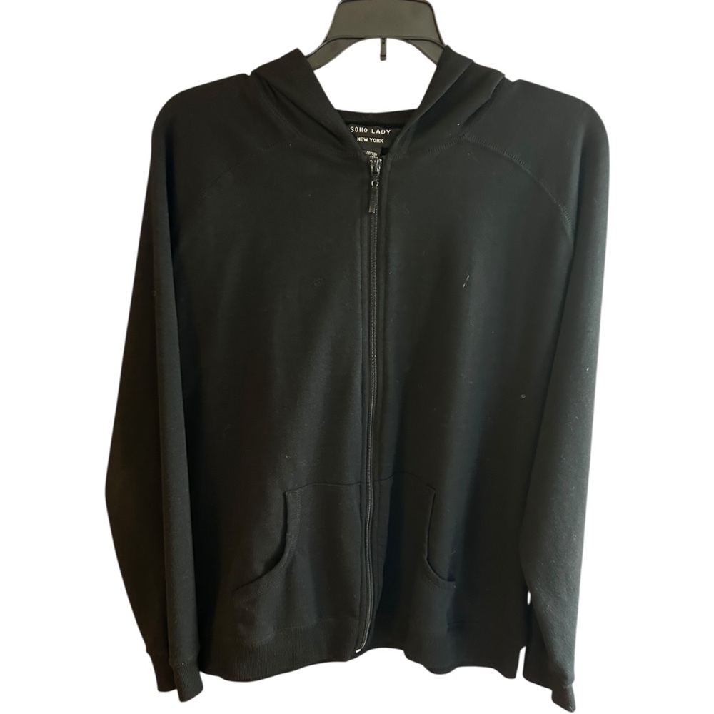 SOHO Lady black hoodie Sz M